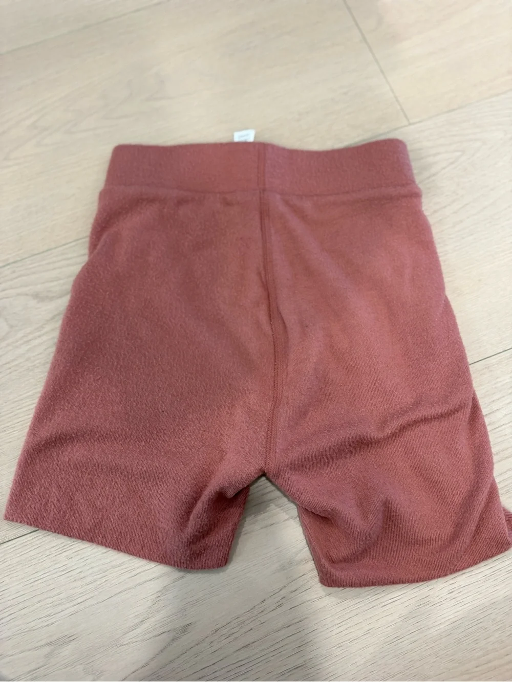 ALO Yoga Ribbed High-Rise Bike Shorts — Rust | XS